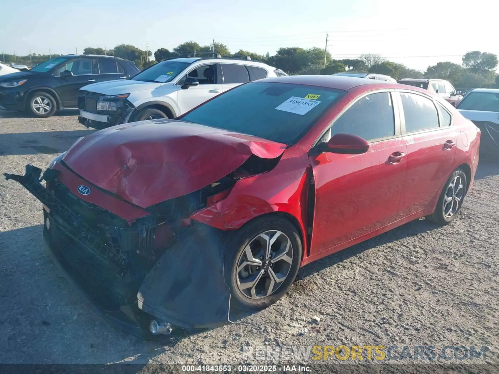 2 Photograph of a damaged car 3KPF24AD8LE212962 KIA FORTE 2020