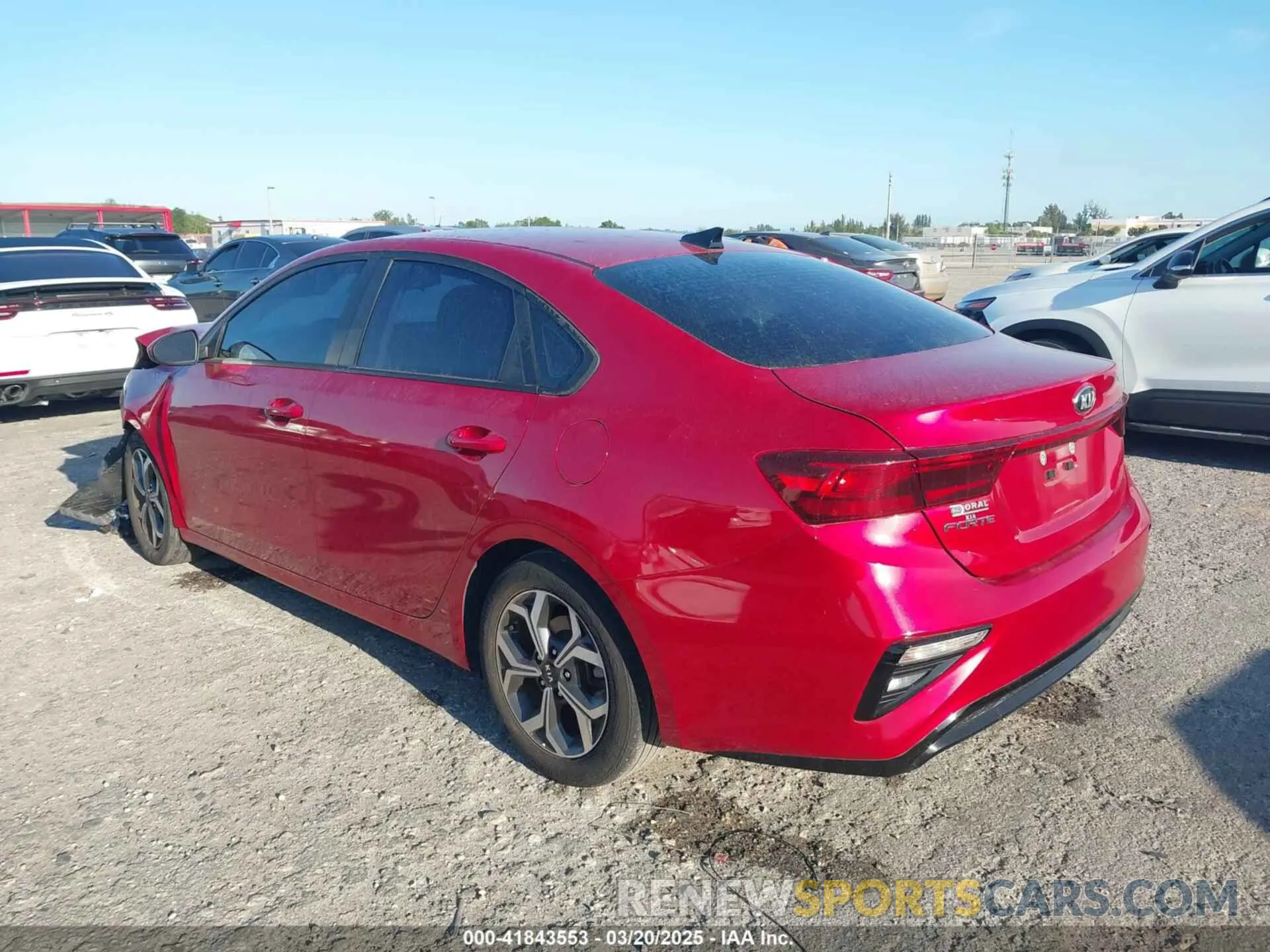 3 Photograph of a damaged car 3KPF24AD8LE212962 KIA FORTE 2020