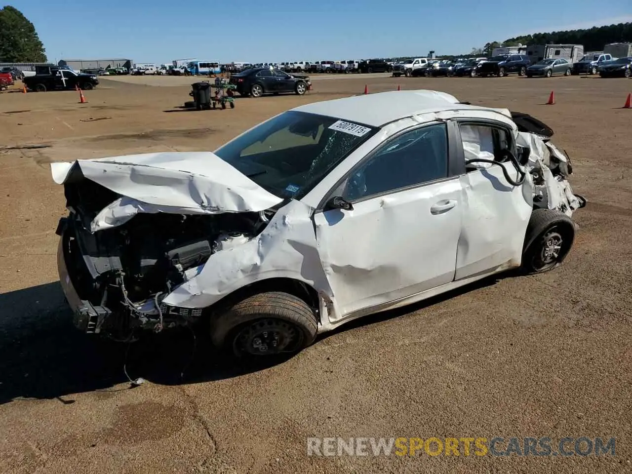 1 Photograph of a damaged car 3KPF24AD8LE222374 KIA FORTE 2020