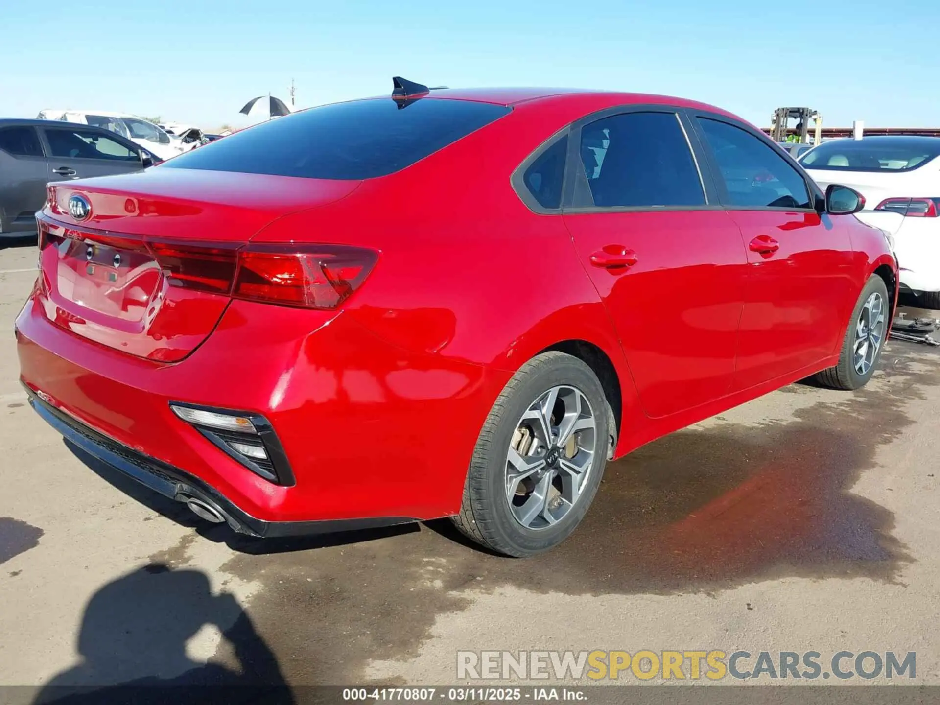 4 Photograph of a damaged car 3KPF24AD8LE237828 KIA FORTE 2020