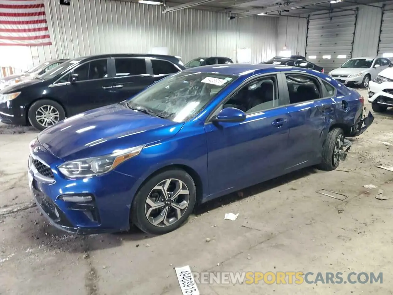 1 Photograph of a damaged car 3KPF24AD8LE248098 KIA FORTE 2020