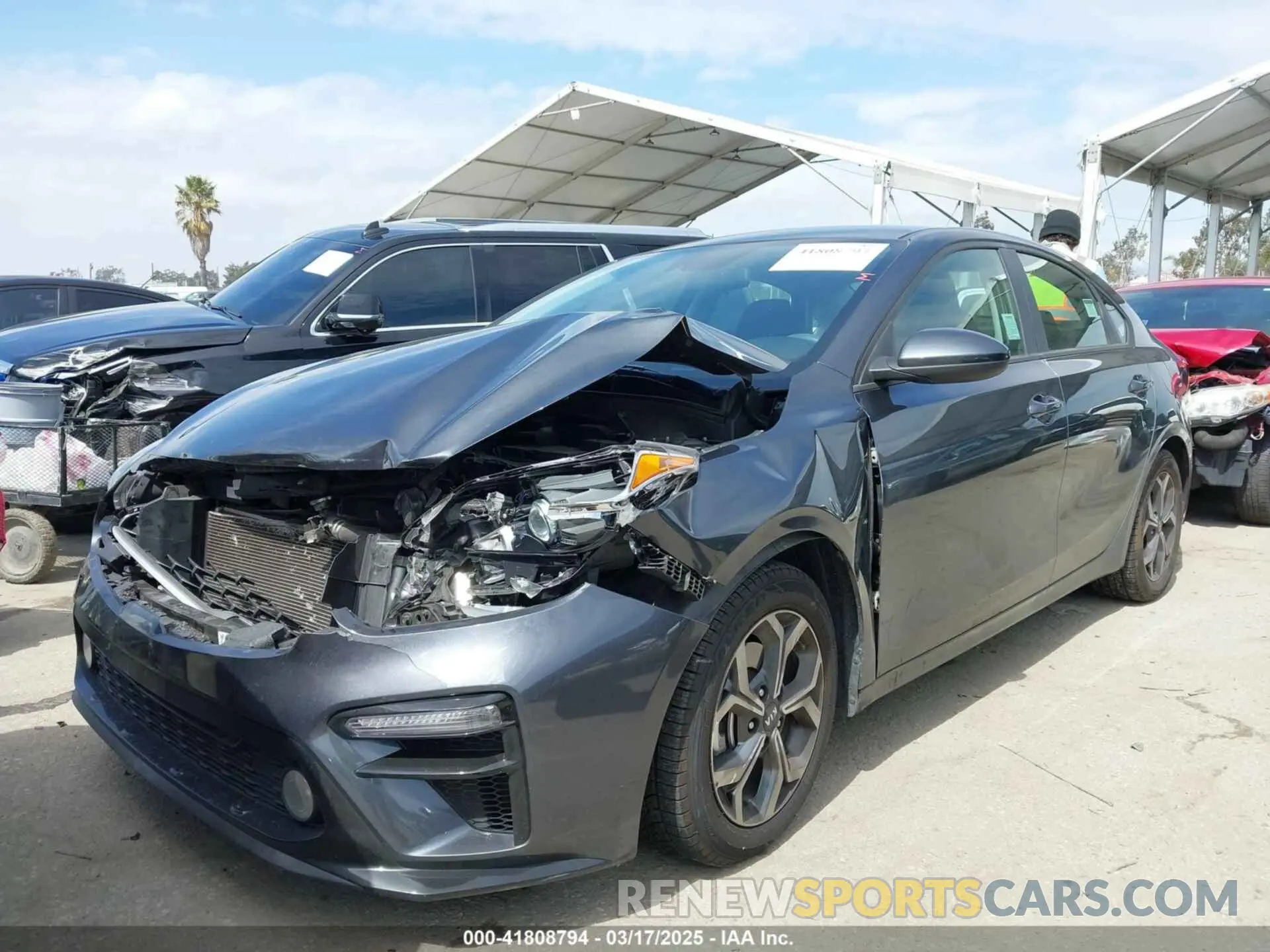 2 Photograph of a damaged car 3KPF24AD9LE165263 KIA FORTE 2020