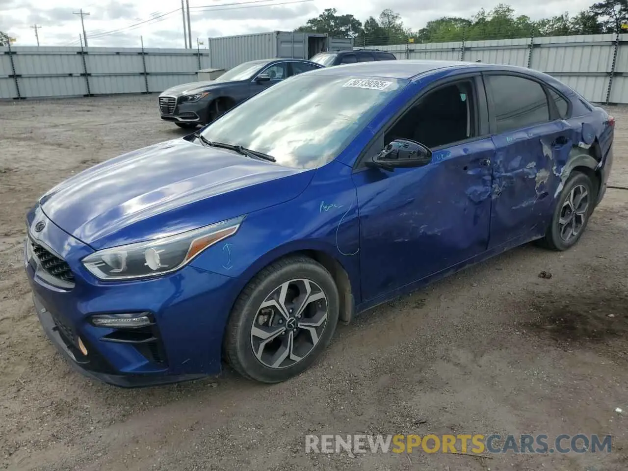 1 Photograph of a damaged car 3KPF24AD9LE186856 KIA FORTE 2020