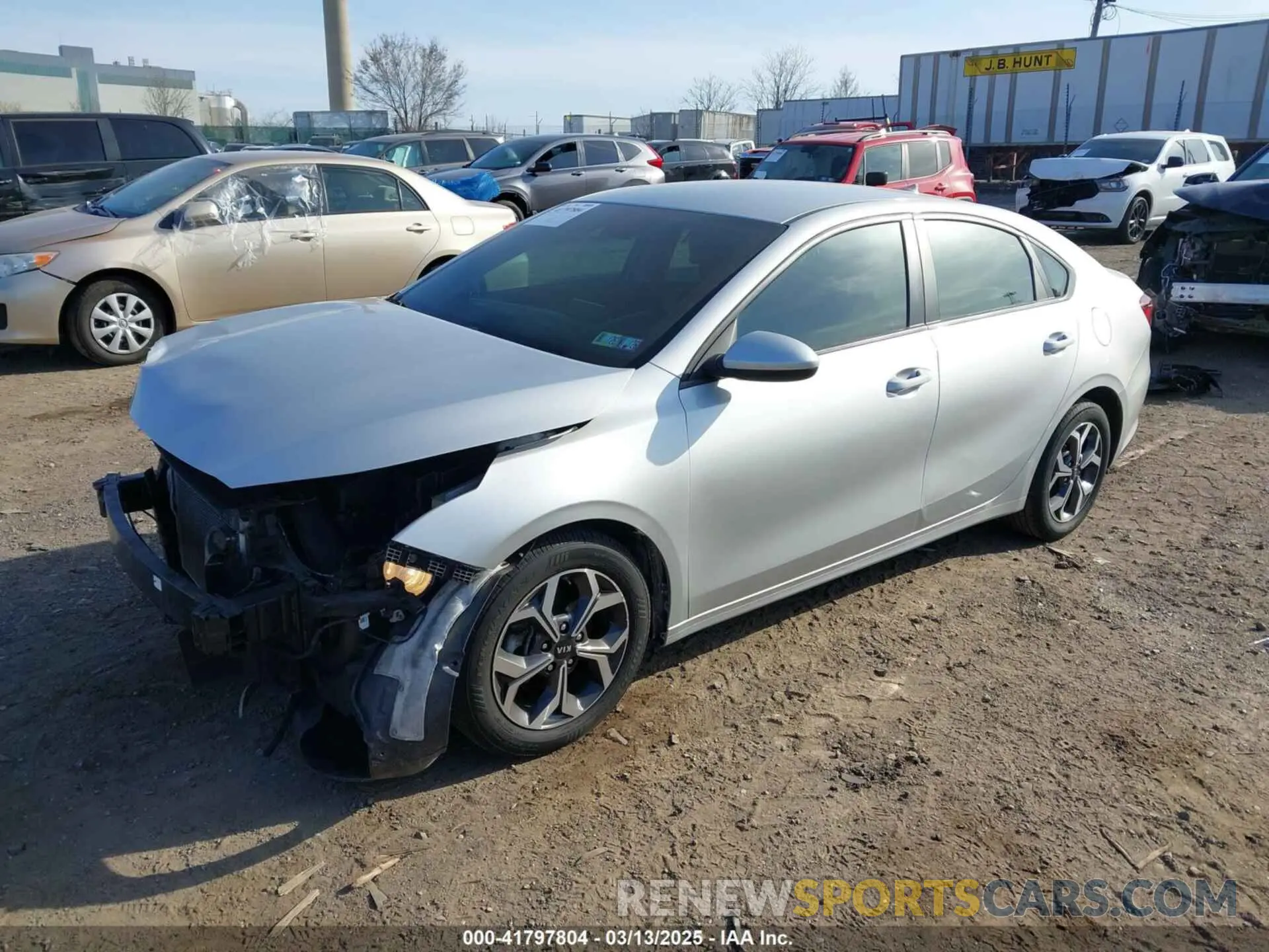 2 Photograph of a damaged car 3KPF24AD9LE195332 KIA FORTE 2020
