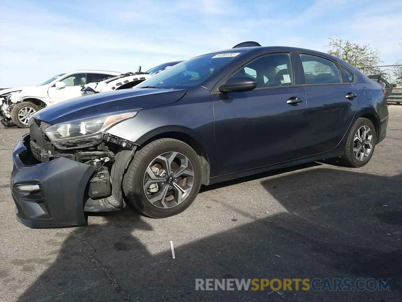 1 Photograph of a damaged car 3KPF24AD9LE237952 KIA FORTE 2020