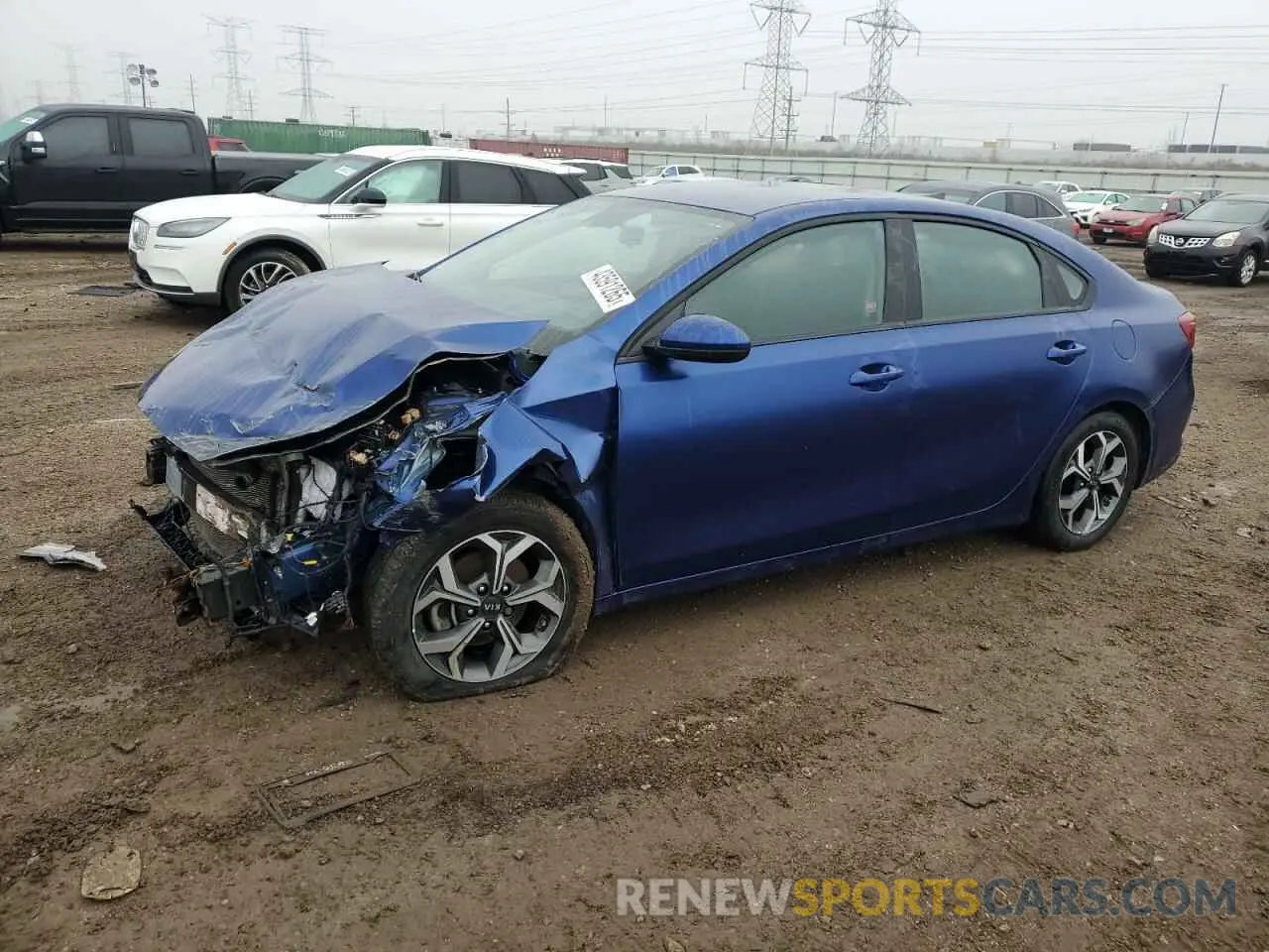 1 Photograph of a damaged car 3KPF24AD9LE255383 KIA FORTE 2020
