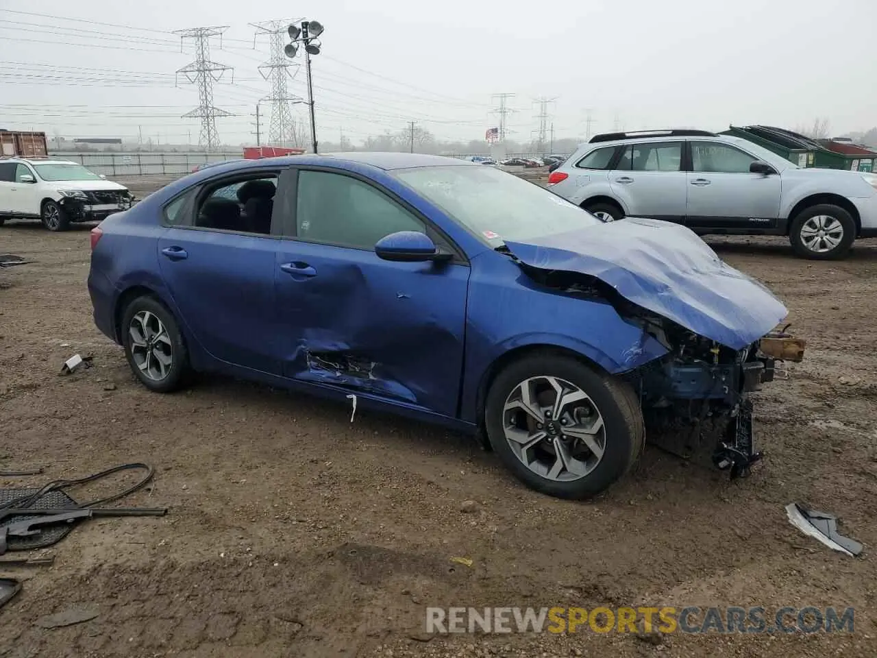 4 Photograph of a damaged car 3KPF24AD9LE255383 KIA FORTE 2020