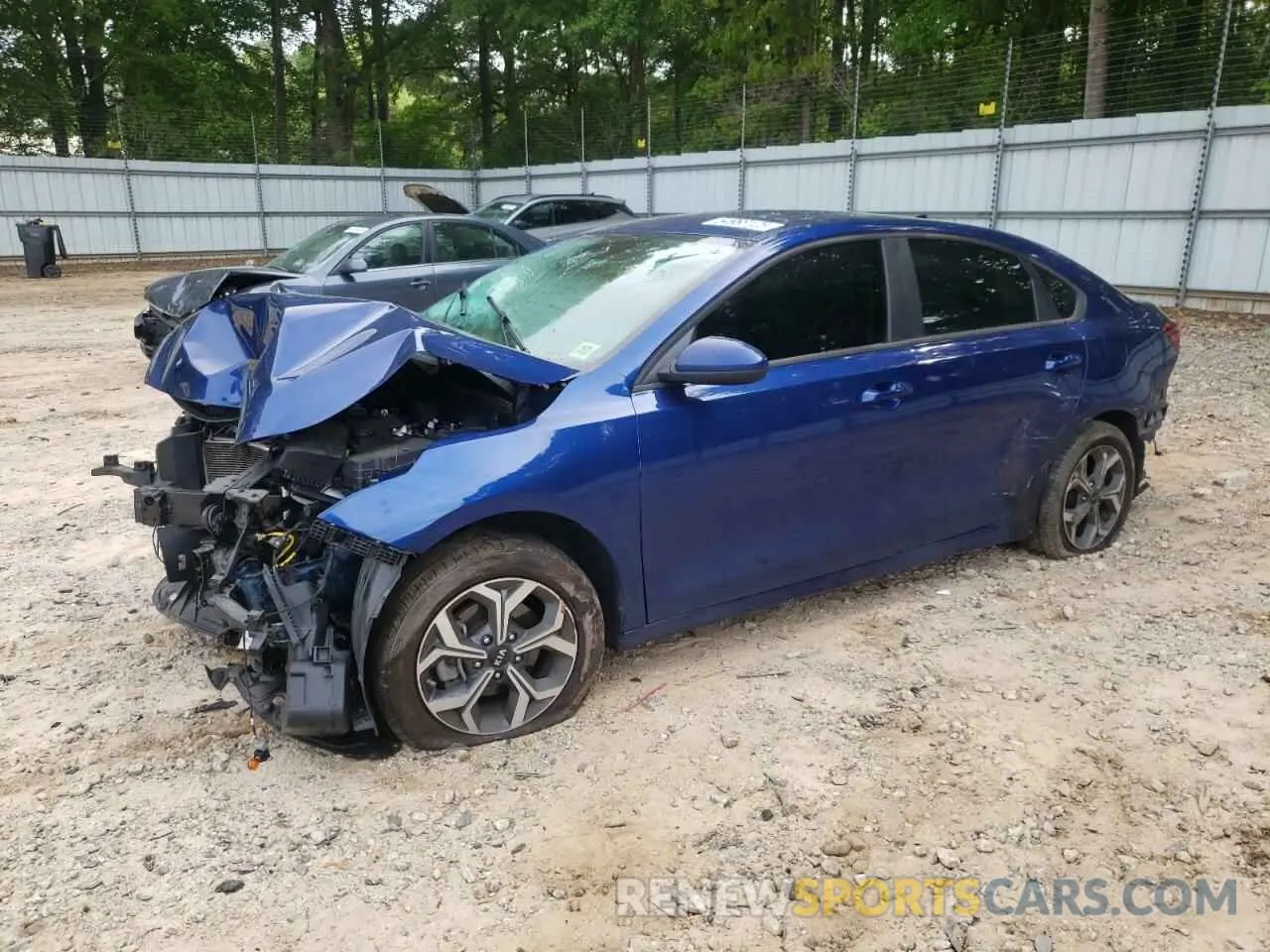 1 Photograph of a damaged car 3KPF24AD9LE261443 KIA FORTE 2020