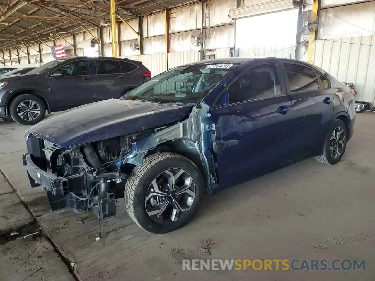 1 Photograph of a damaged car 3KPF24ADXLE202210 KIA FORTE 2020