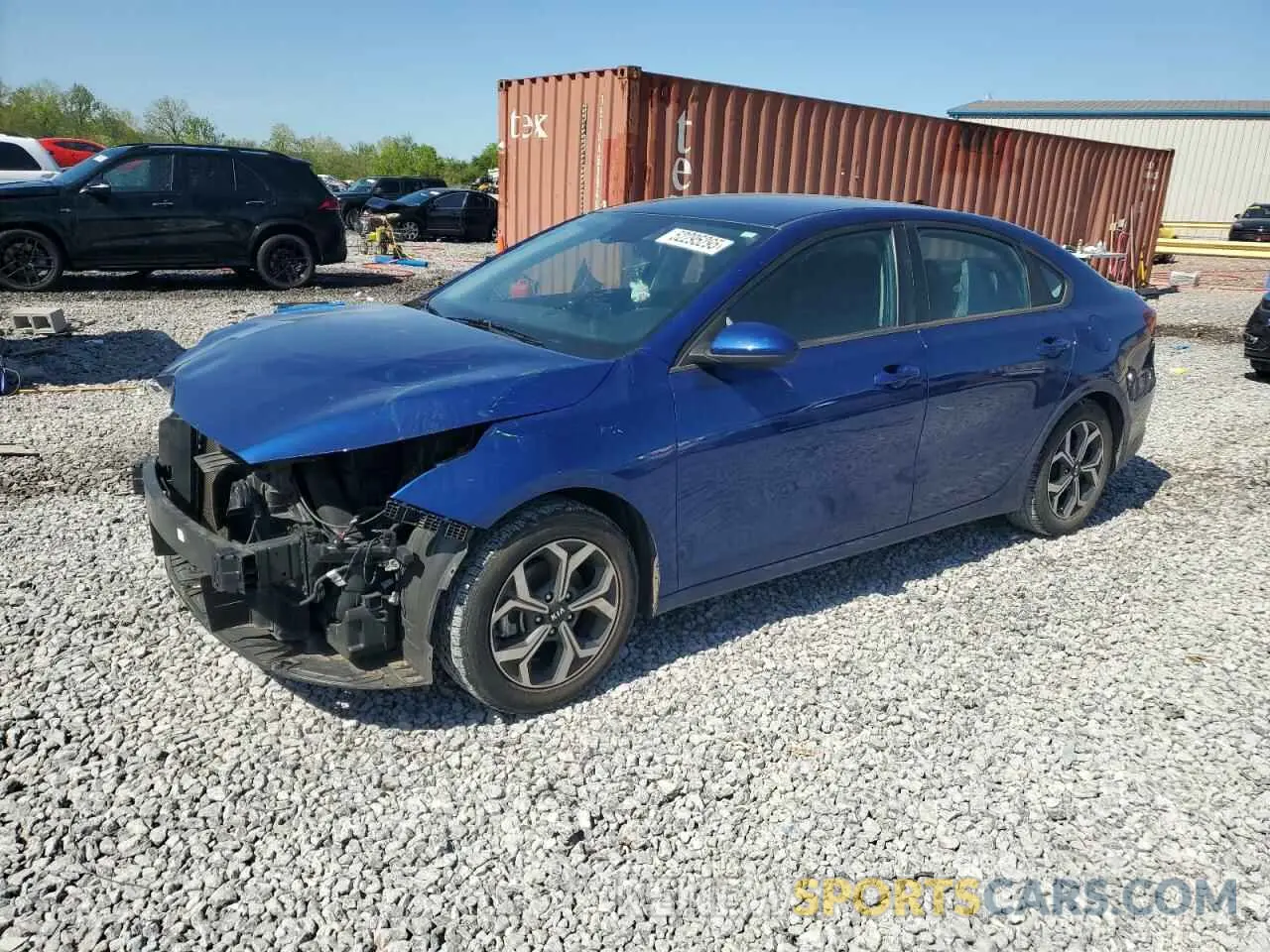 1 Photograph of a damaged car 3KPF24ADXLE245655 KIA FORTE 2020