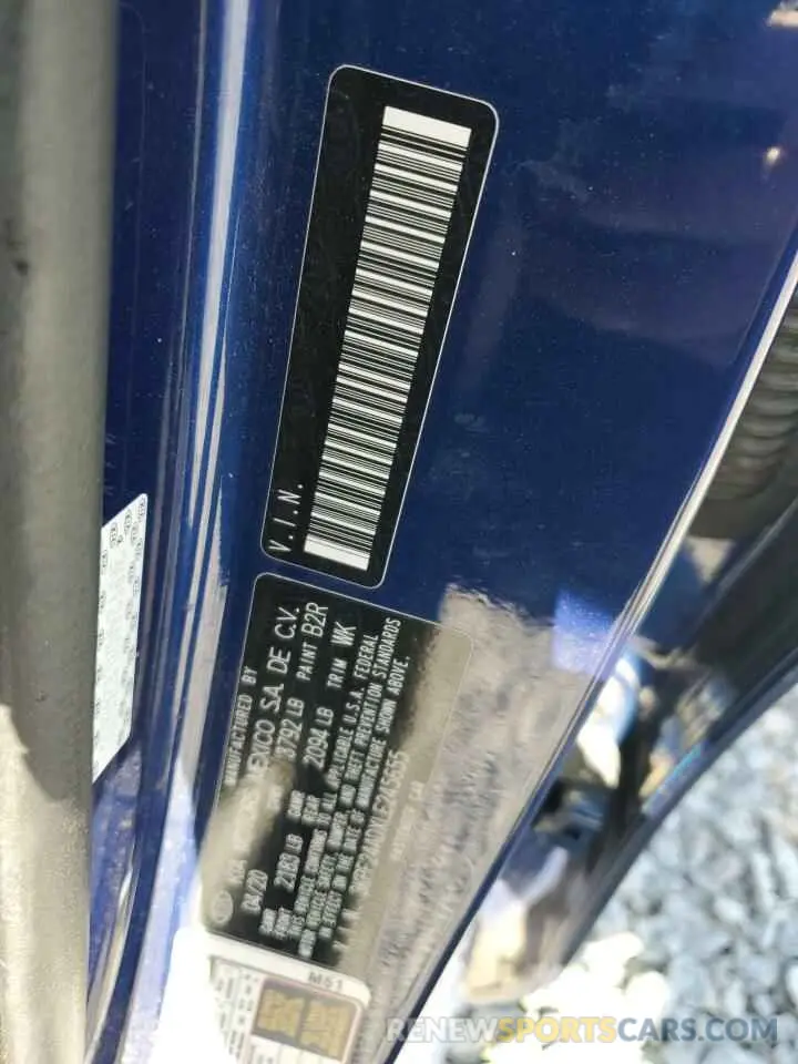 13 Photograph of a damaged car 3KPF24ADXLE245655 KIA FORTE 2020