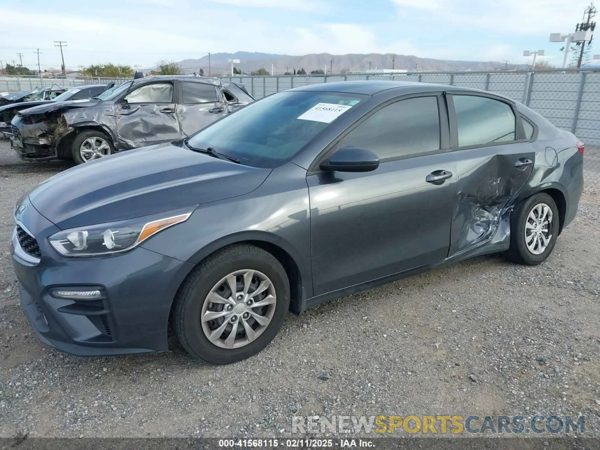 2 Photograph of a damaged car 3KPF24ADXLE248796 KIA FORTE 2020