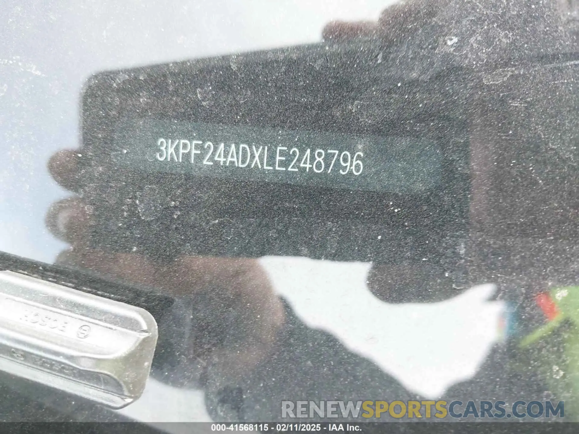 9 Photograph of a damaged car 3KPF24ADXLE248796 KIA FORTE 2020