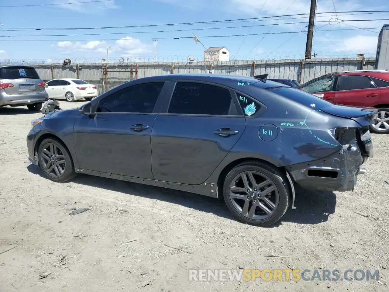 2 Photograph of a damaged car 3KPF34AD0LE194096 KIA FORTE 2020