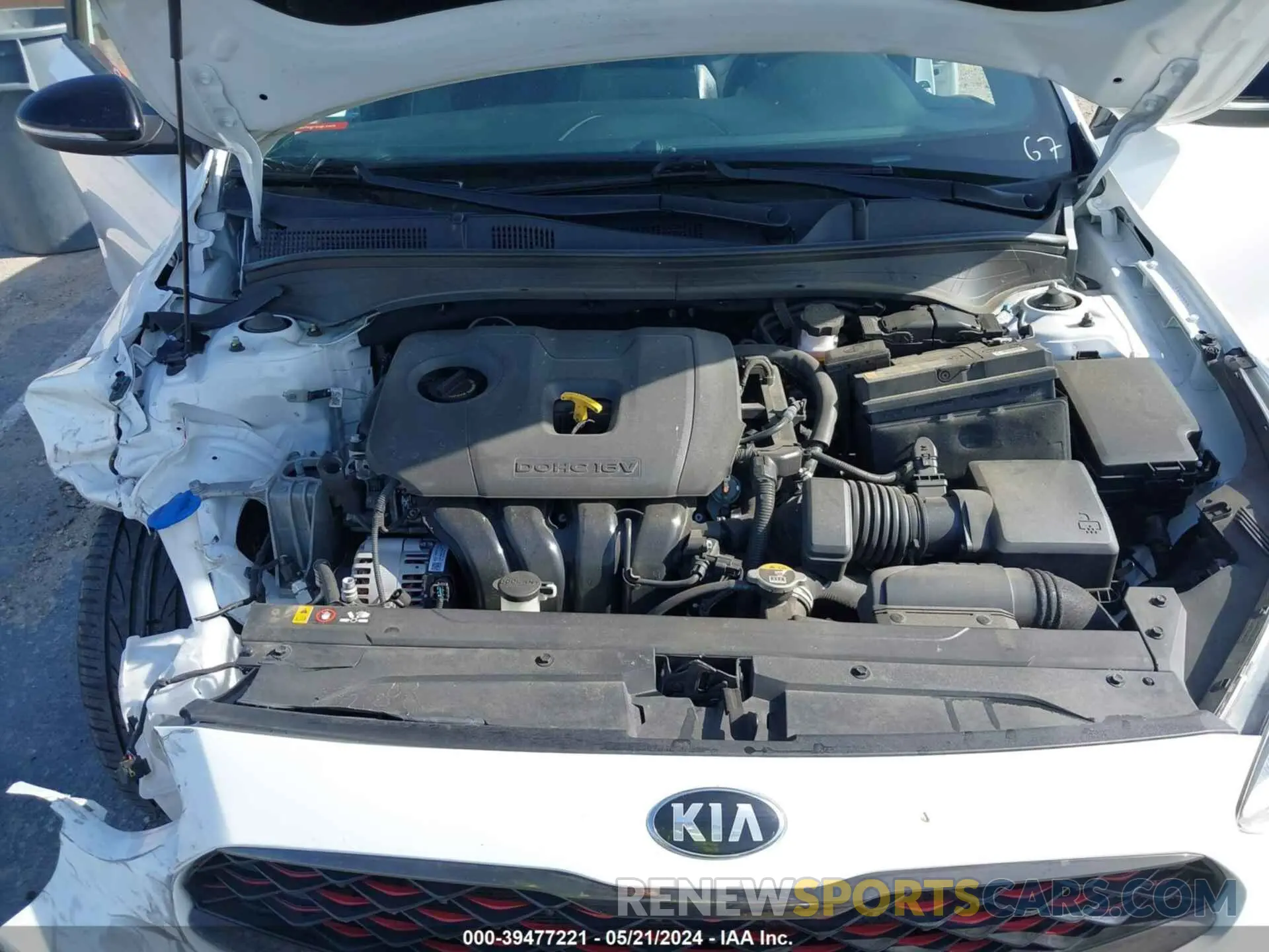 10 Photograph of a damaged car 3KPF34AD1LE260672 KIA FORTE 2020