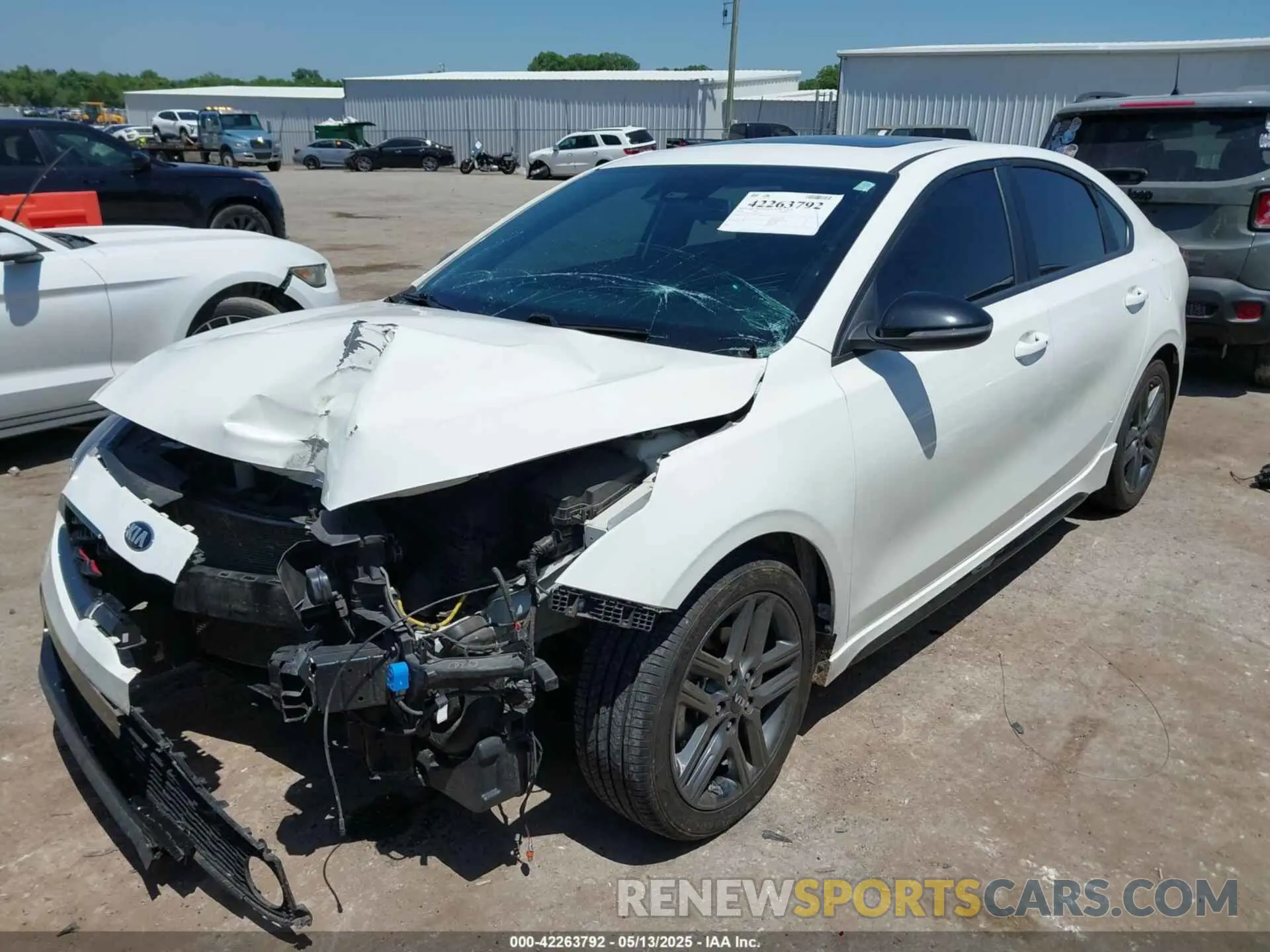 2 Photograph of a damaged car 3KPF34AD2LE246599 KIA FORTE 2020