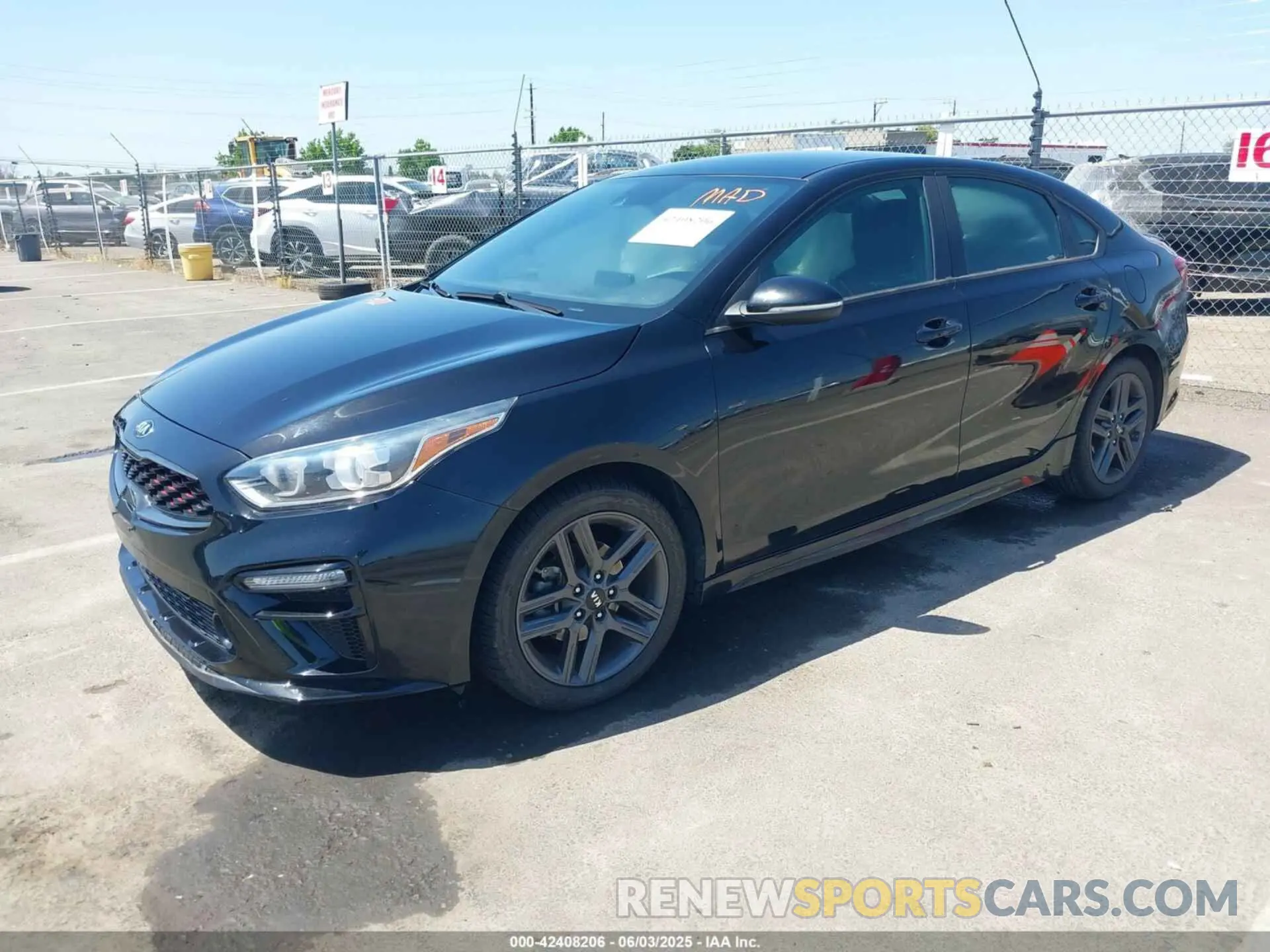 2 Photograph of a damaged car 3KPF34AD6LE180638 KIA FORTE 2020