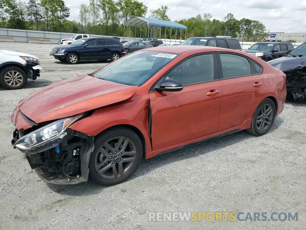 1 Photograph of a damaged car 3KPF34AD6LE232267 KIA FORTE 2020