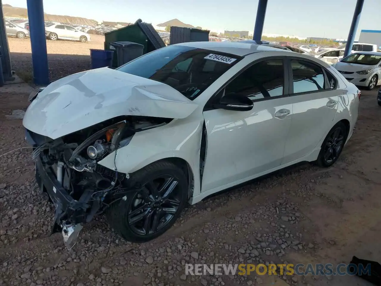 1 Photograph of a damaged car 3KPF34AD6LE257587 KIA FORTE 2020