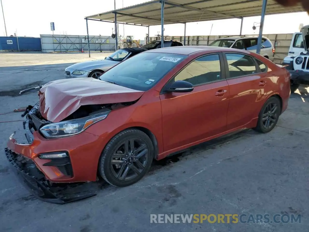 1 Photograph of a damaged car 3KPF34ADXLE218582 KIA FORTE 2020