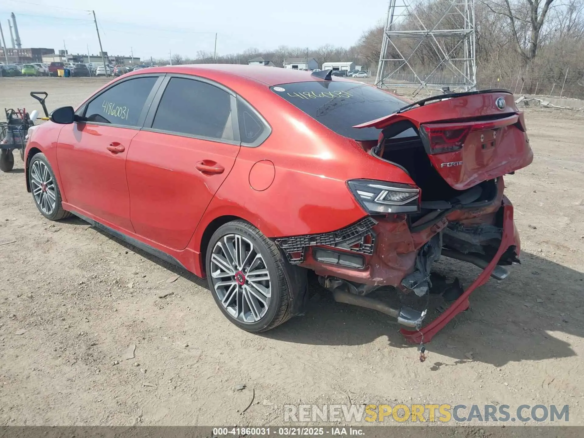 3 Photograph of a damaged car 3KPF44AC6LE260770 KIA FORTE 2020