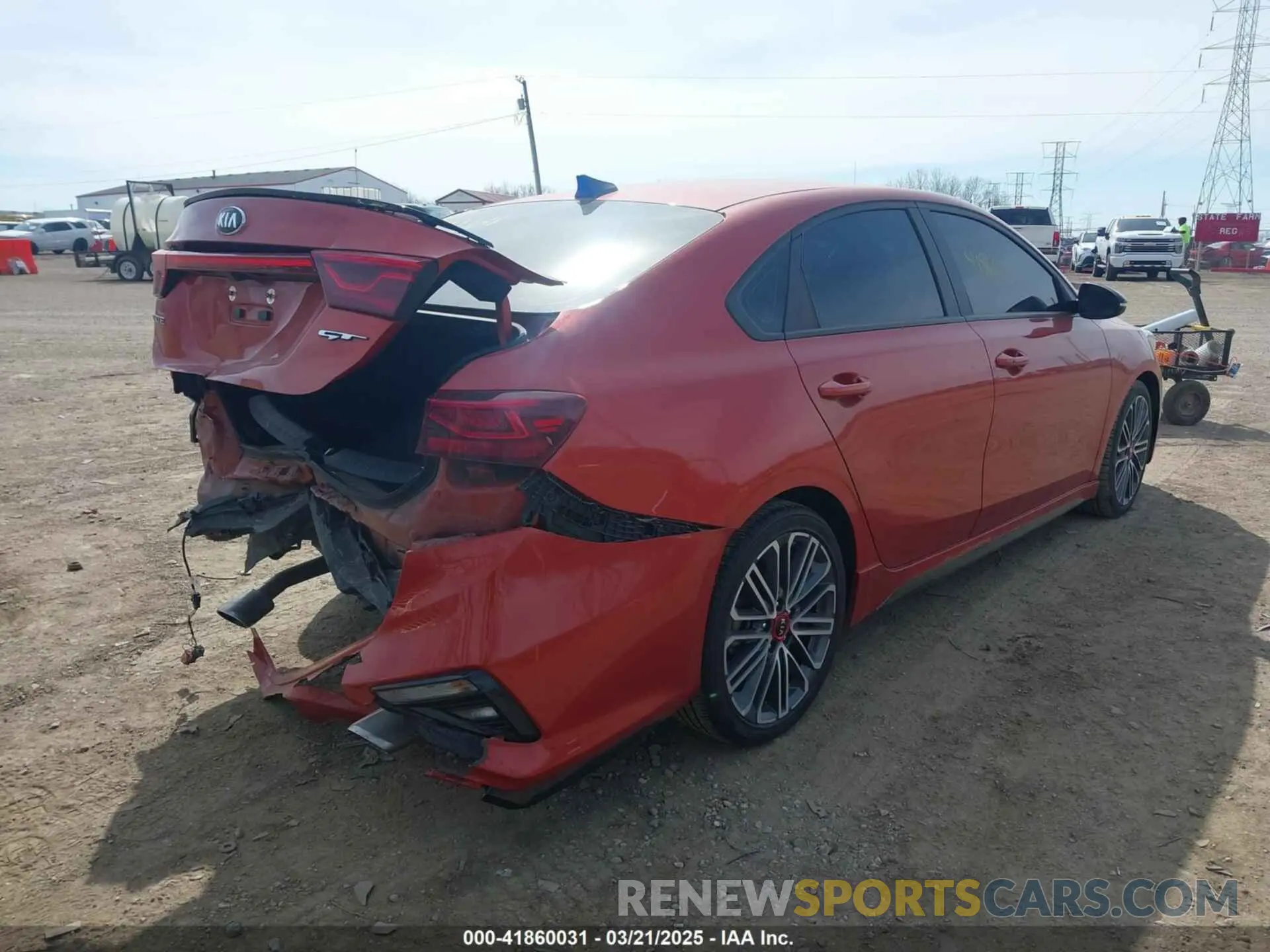 4 Photograph of a damaged car 3KPF44AC6LE260770 KIA FORTE 2020