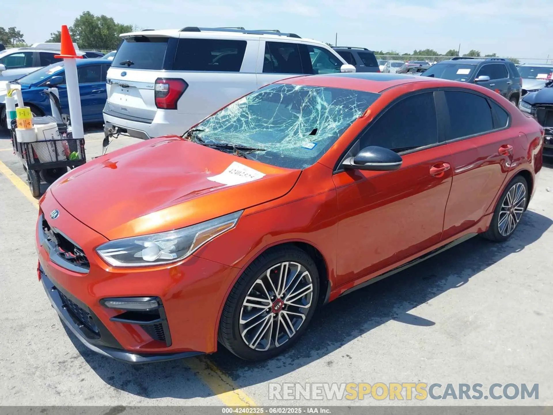 2 Photograph of a damaged car 3KPF44AC8LE168267 KIA FORTE 2020