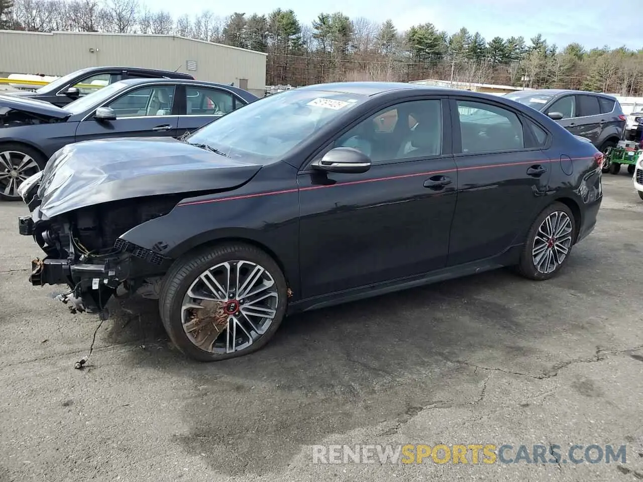 1 Photograph of a damaged car 3KPF44AC9LE194716 KIA FORTE 2020
