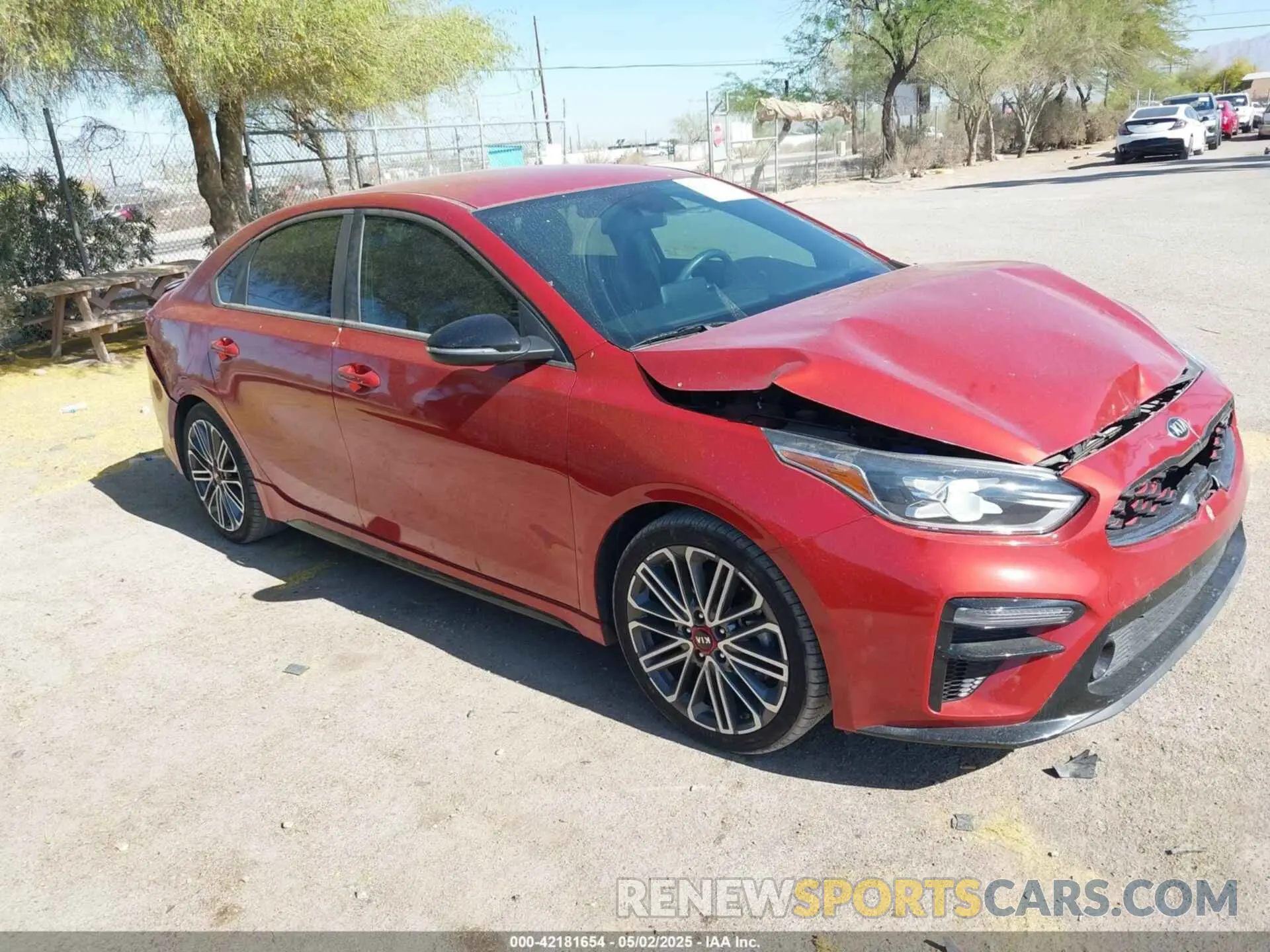 1 Photograph of a damaged car 3KPF44AC9LE227620 KIA FORTE 2020