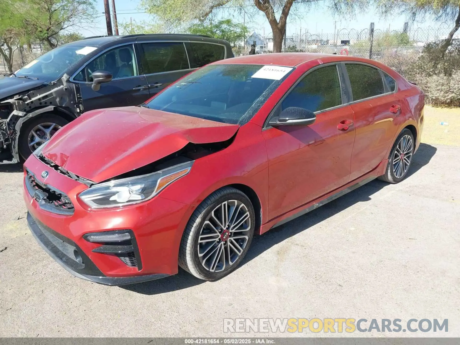 2 Photograph of a damaged car 3KPF44AC9LE227620 KIA FORTE 2020
