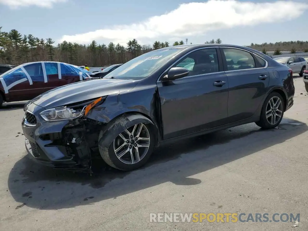 1 Photograph of a damaged car 3KPF54AD0LE144907 KIA FORTE 2020