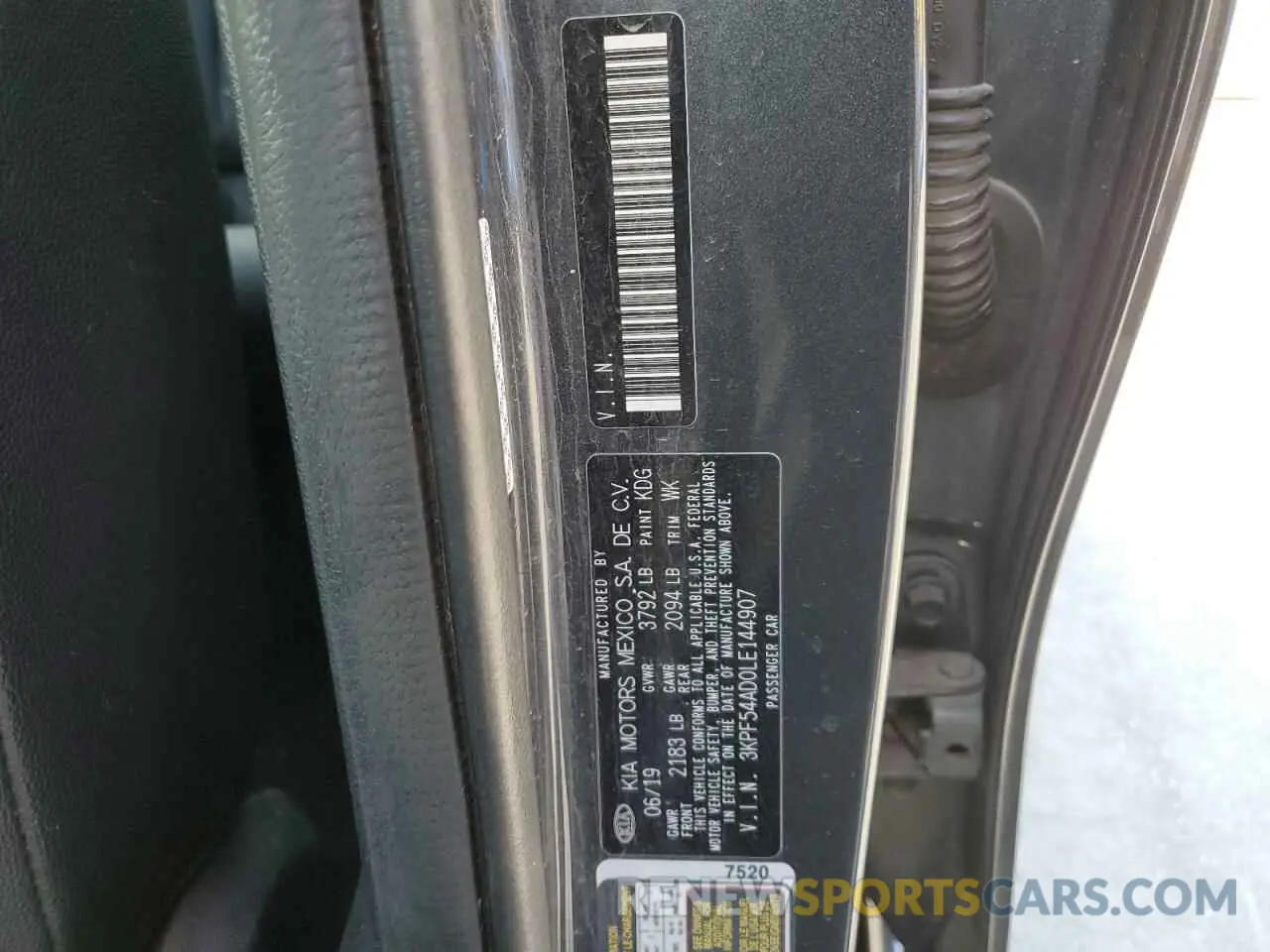 13 Photograph of a damaged car 3KPF54AD0LE144907 KIA FORTE 2020