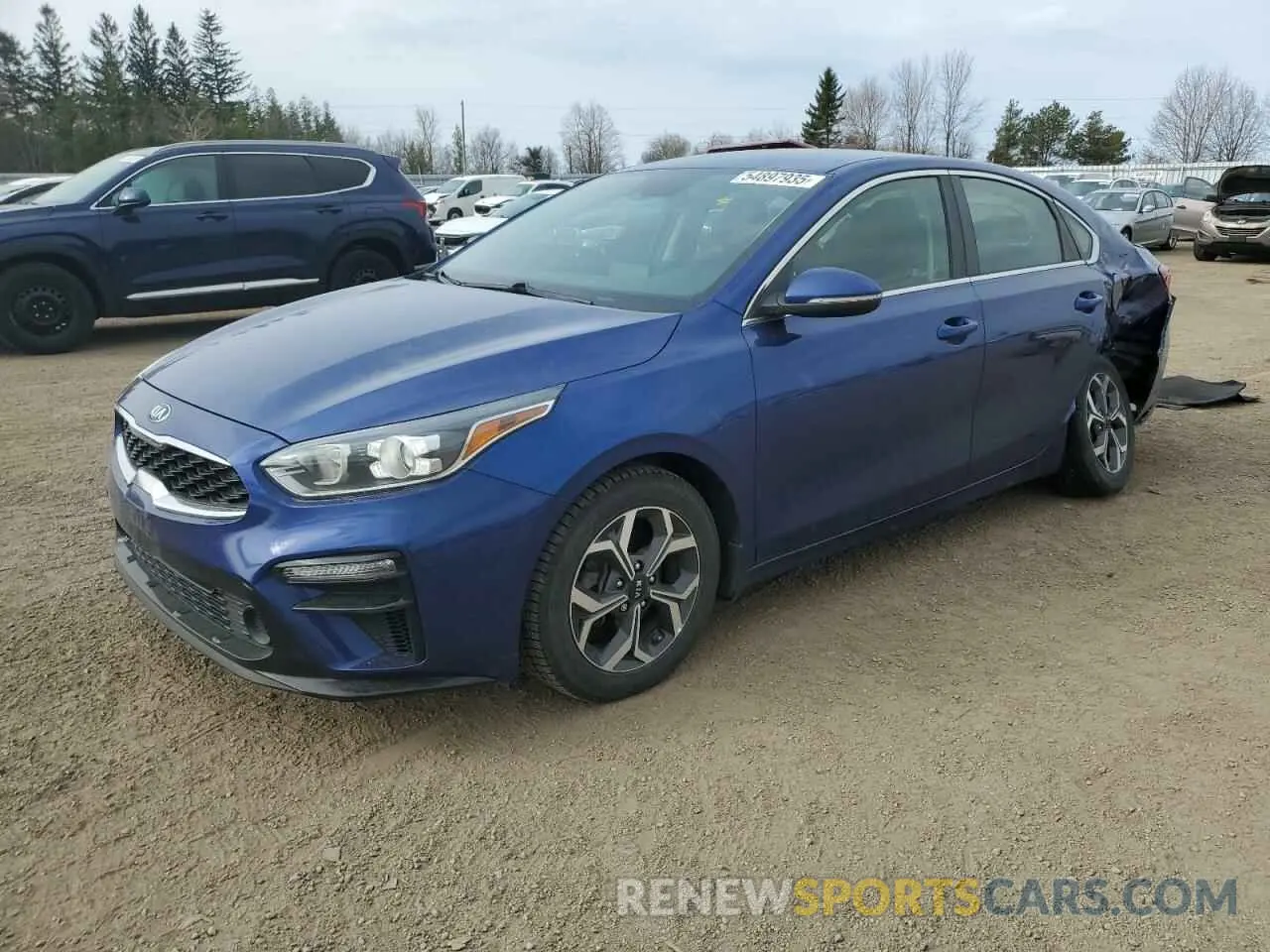 1 Photograph of a damaged car 3KPF54AD3LE181255 KIA FORTE 2020