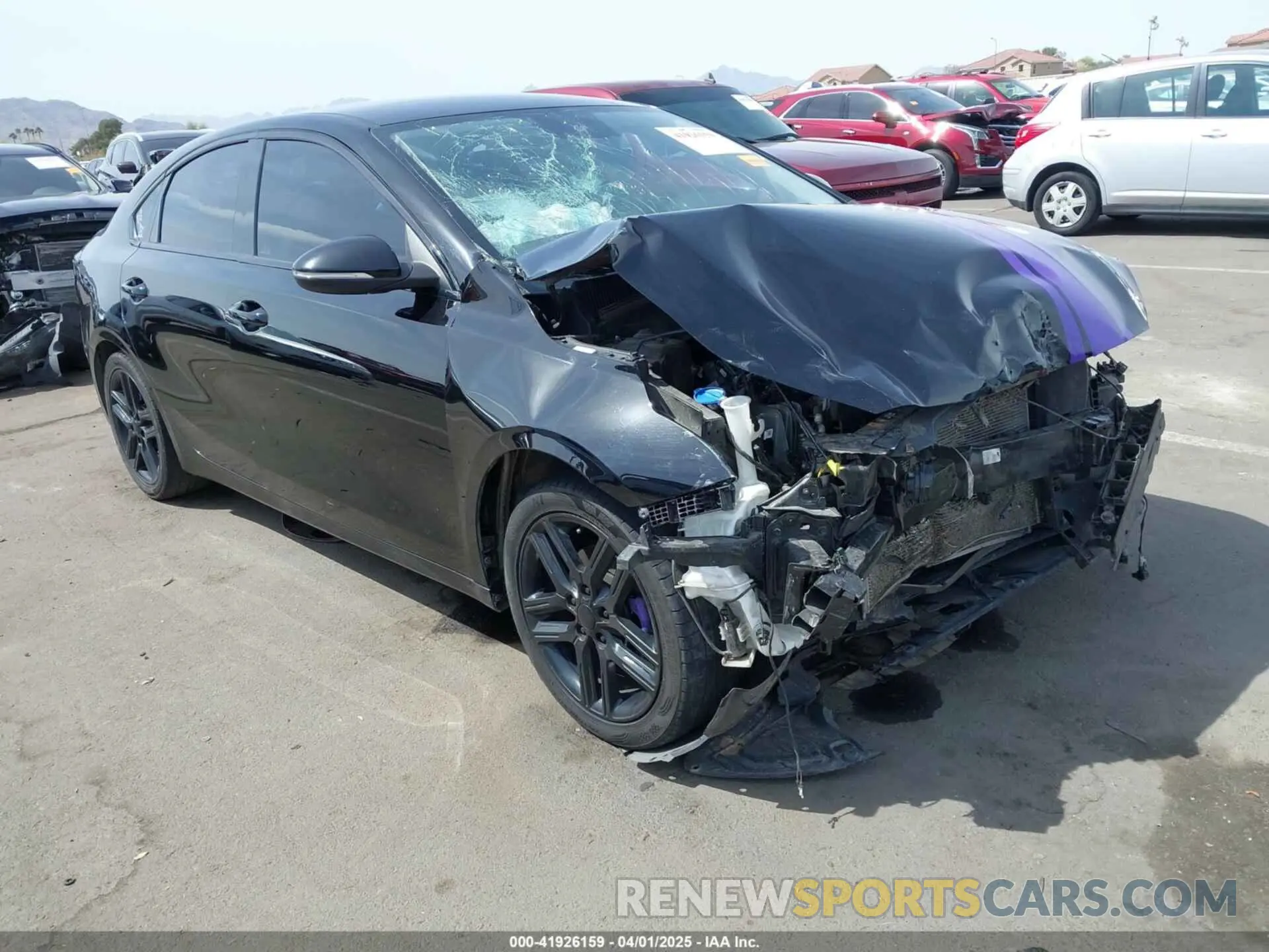 1 Photograph of a damaged car 3KPF54AD3LE190568 KIA FORTE 2020