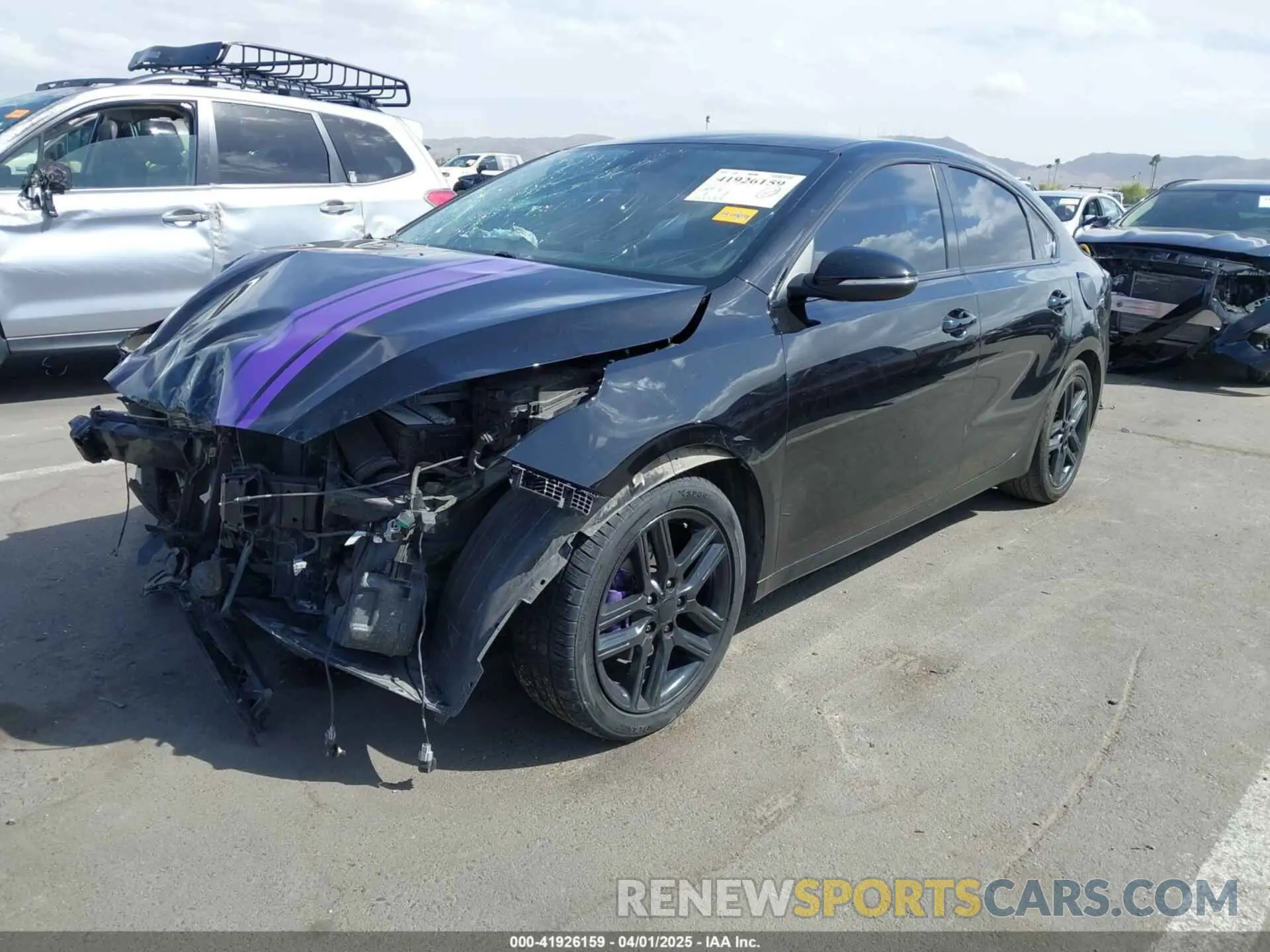 2 Photograph of a damaged car 3KPF54AD3LE190568 KIA FORTE 2020