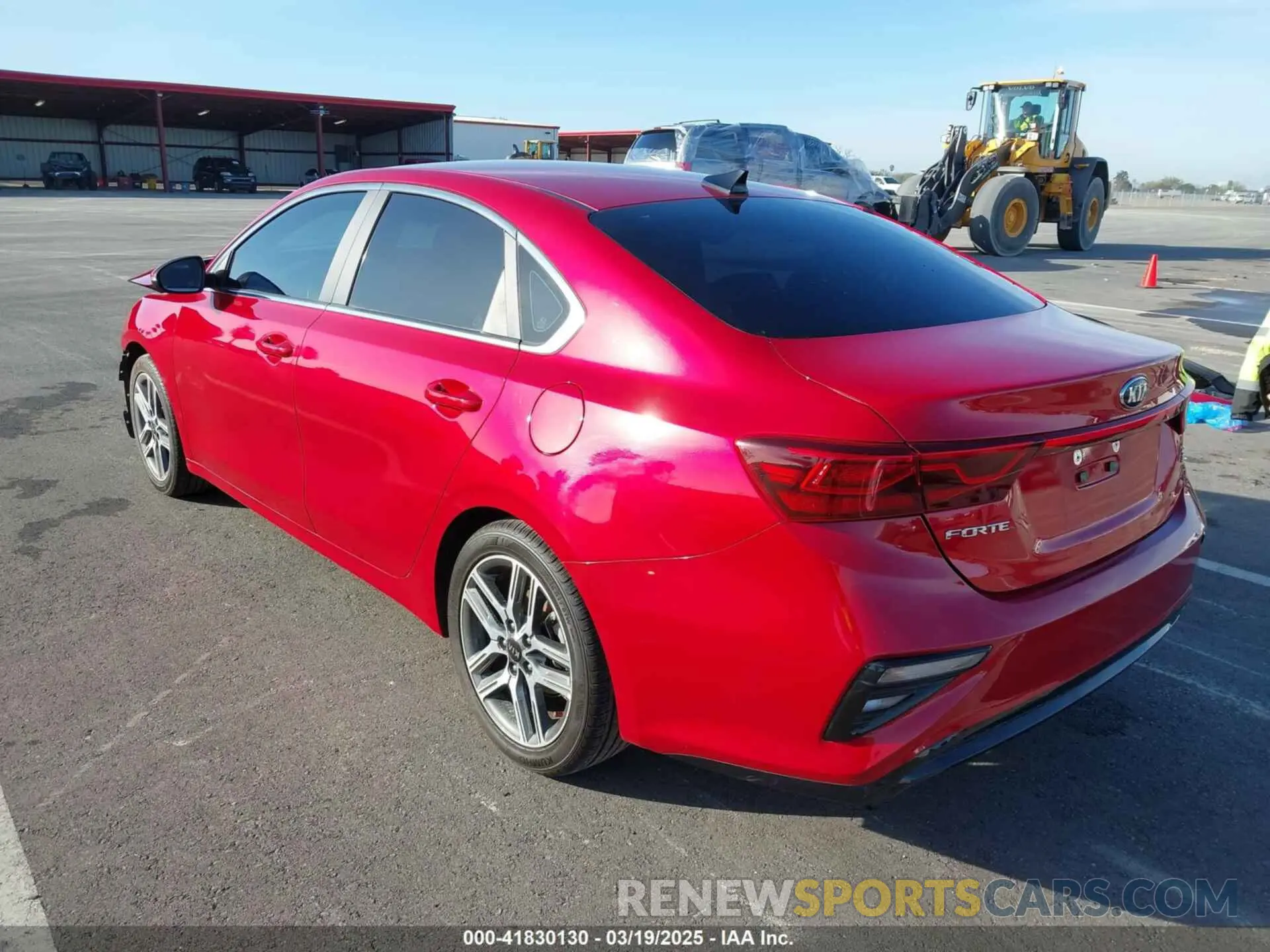 3 Photograph of a damaged car 3KPF54AD8LE254619 KIA FORTE 2020