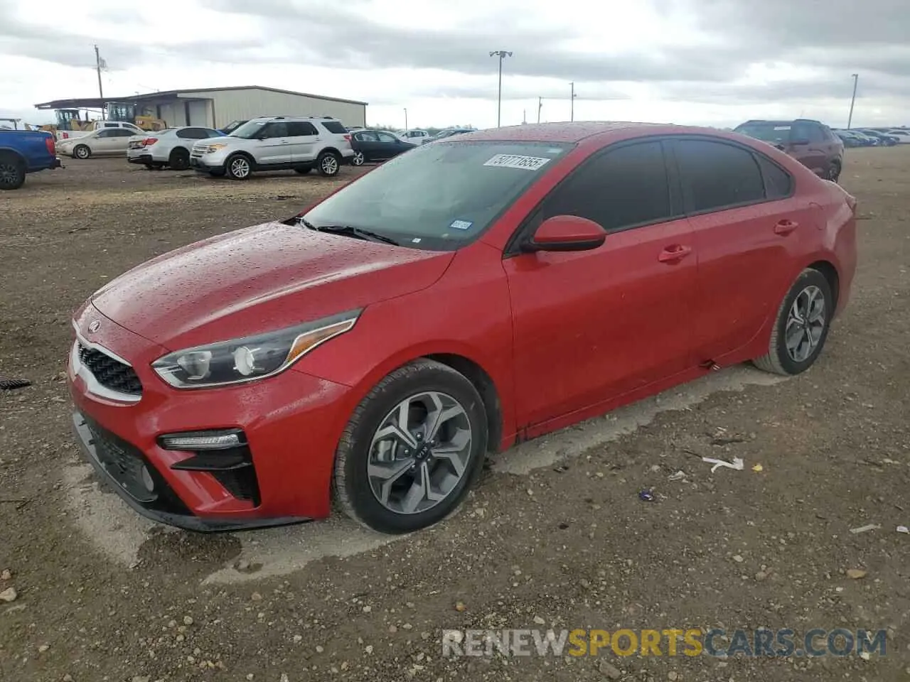 1 Photograph of a damaged car 3KPF24AD0ME266886 KIA FORTE 2021