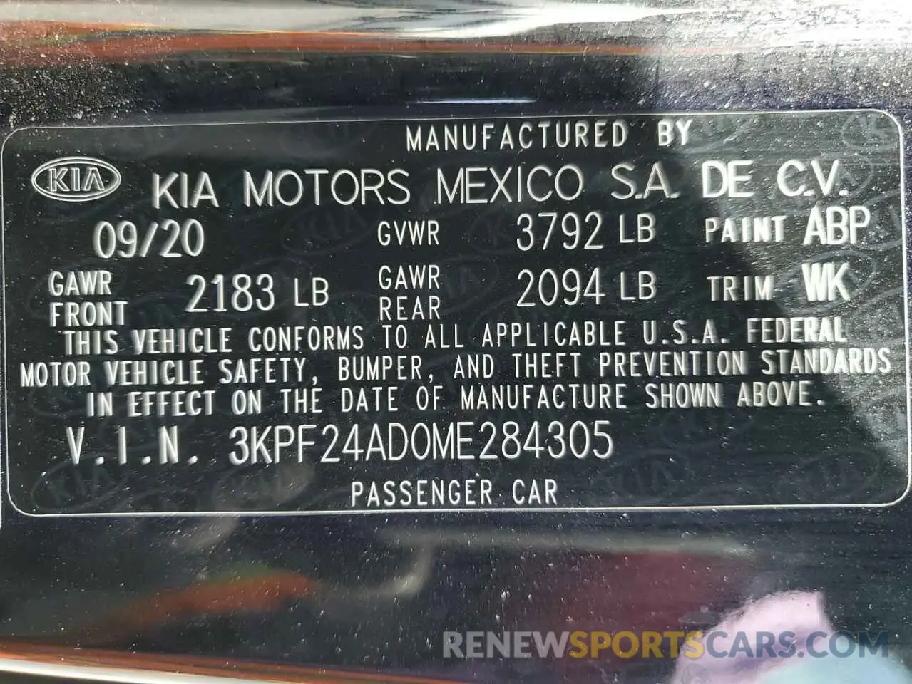 12 Photograph of a damaged car 3KPF24AD0ME284305 KIA FORTE 2021