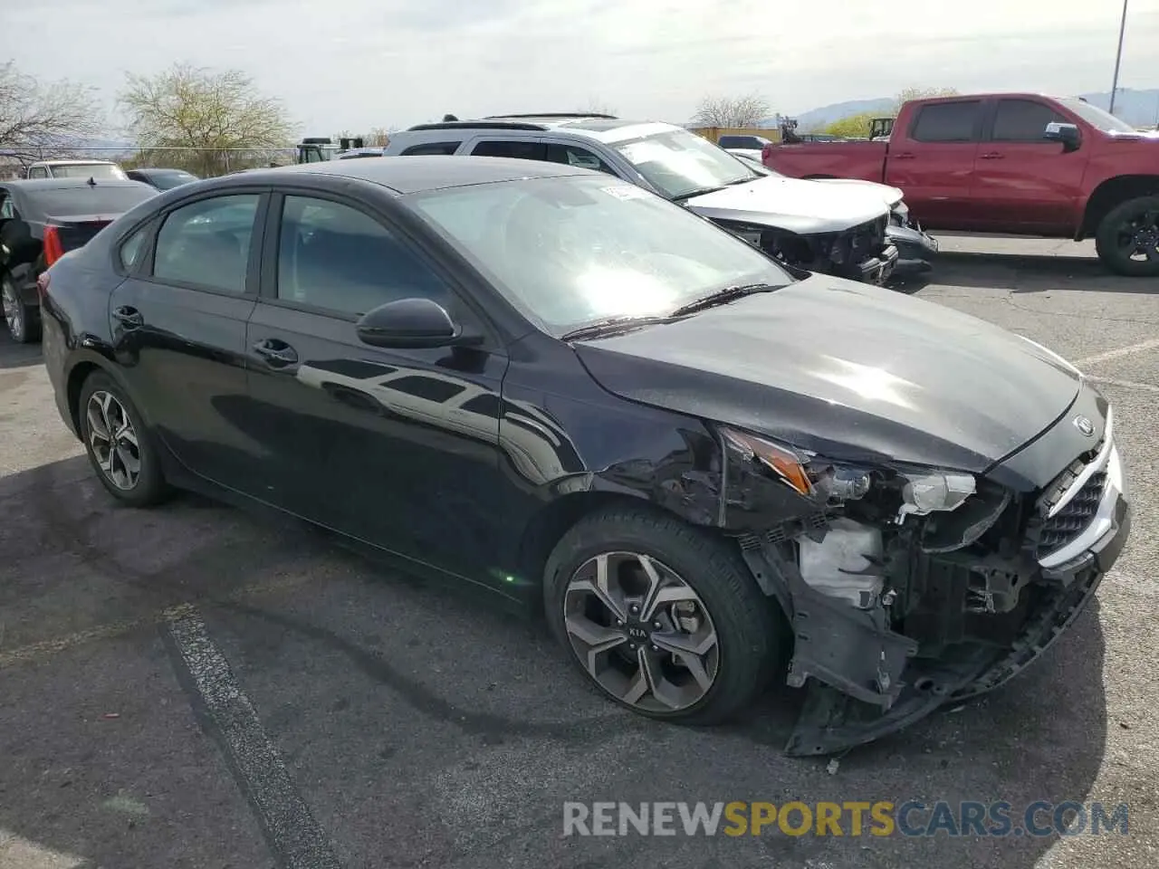 4 Photograph of a damaged car 3KPF24AD0ME284305 KIA FORTE 2021