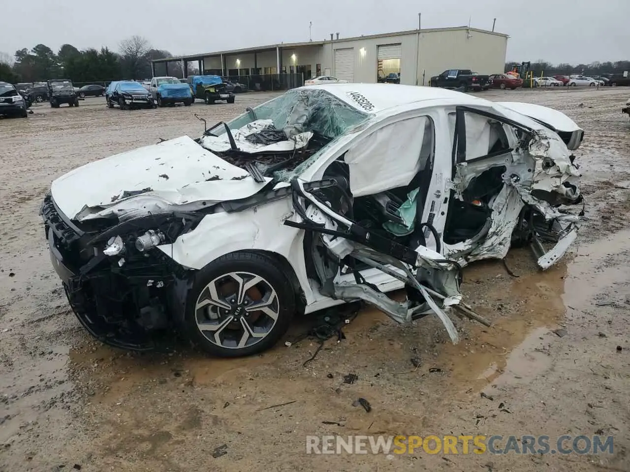 1 Photograph of a damaged car 3KPF24AD0ME314130 KIA FORTE 2021