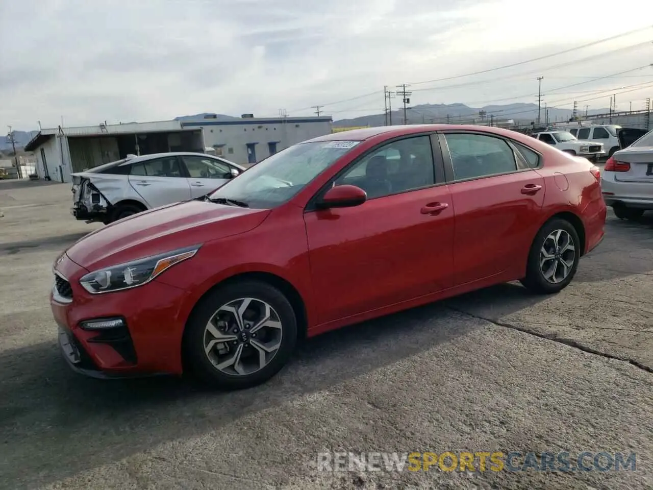 1 Photograph of a damaged car 3KPF24AD0ME338718 KIA FORTE 2021