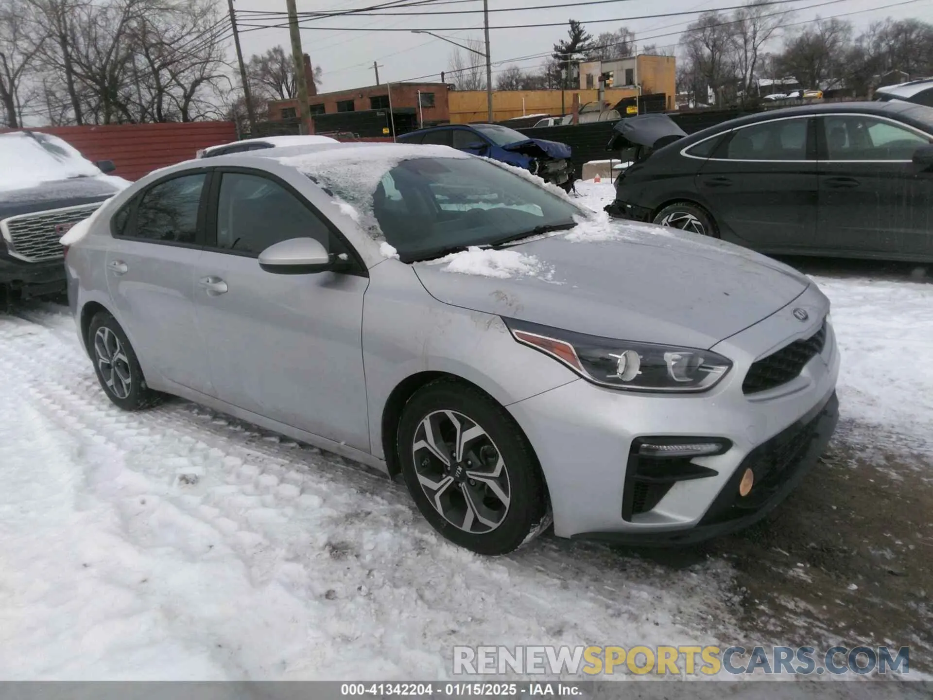 1 Photograph of a damaged car 3KPF24AD0ME348407 KIA FORTE 2021