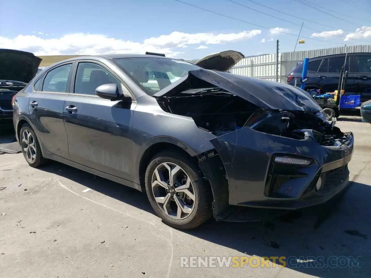4 Photograph of a damaged car 3KPF24AD0ME361061 KIA FORTE 2021