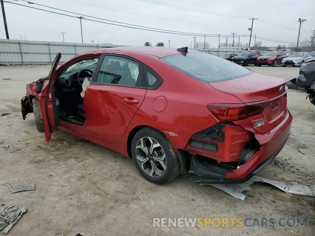 2 Photograph of a damaged car 3KPF24AD0ME361111 KIA FORTE 2021