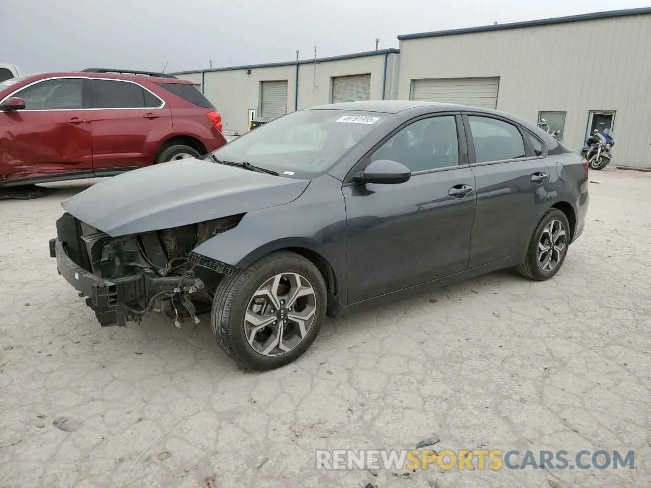 1 Photograph of a damaged car 3KPF24AD0ME361223 KIA FORTE 2021