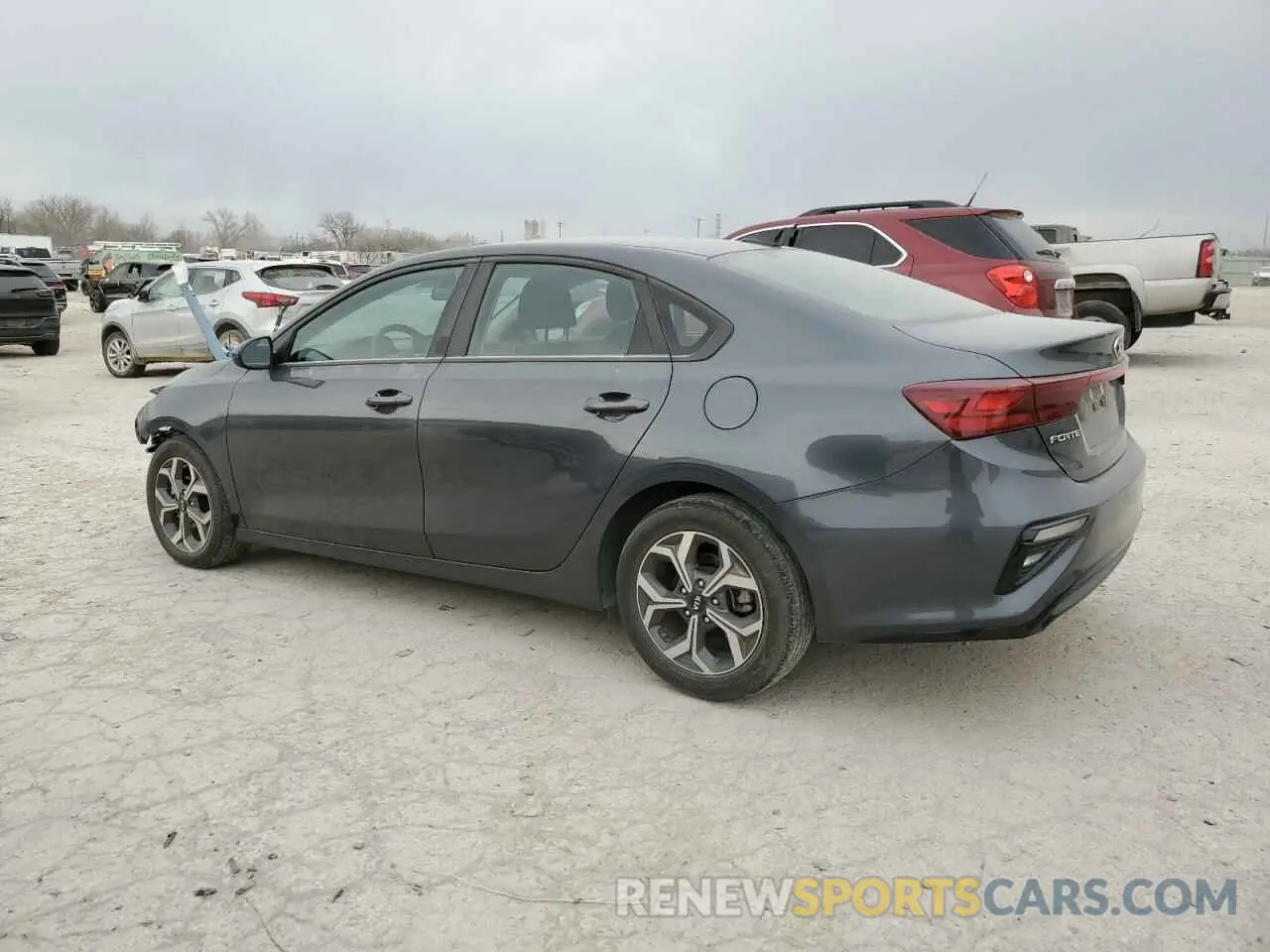2 Photograph of a damaged car 3KPF24AD0ME361223 KIA FORTE 2021