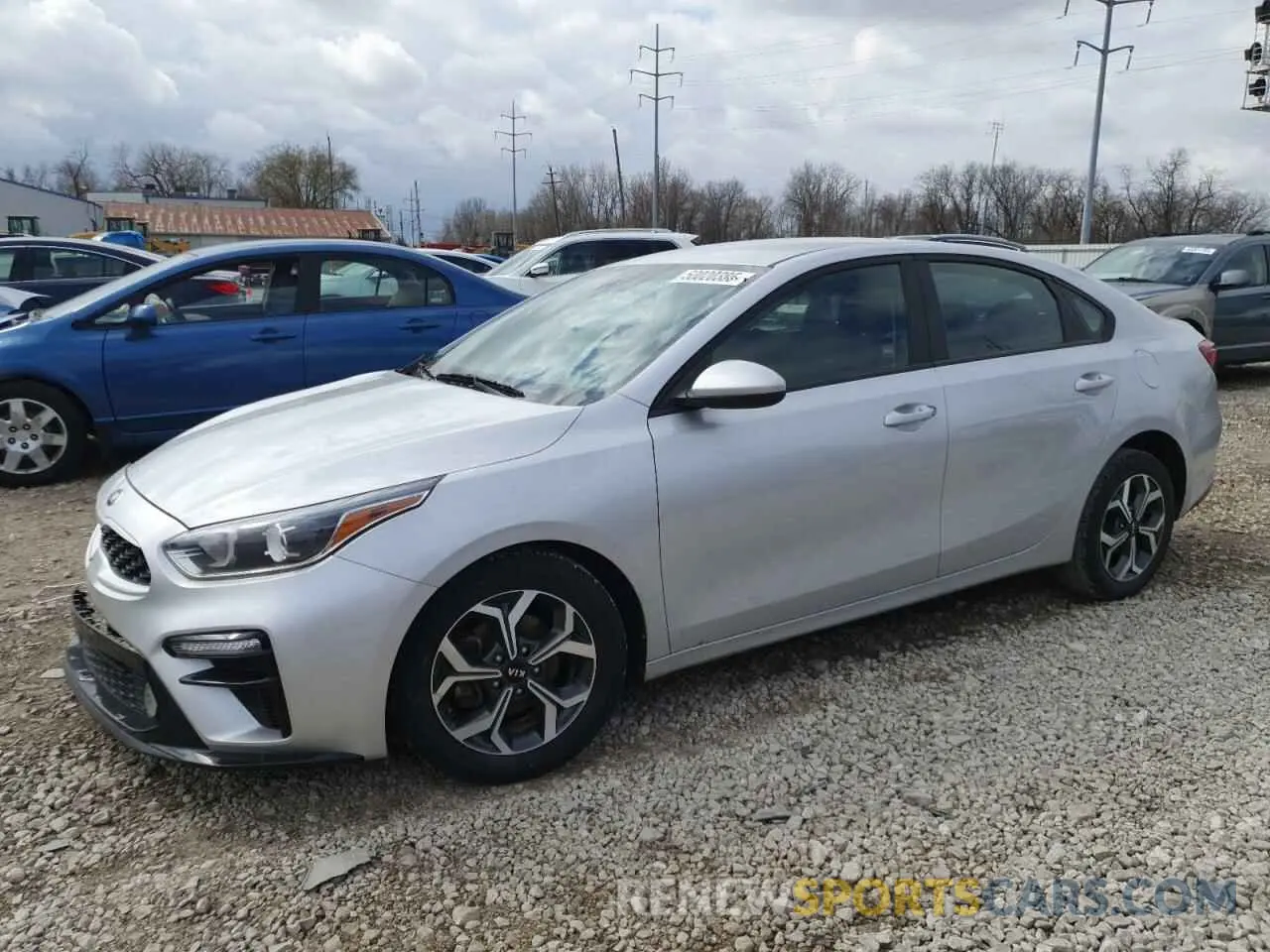 1 Photograph of a damaged car 3KPF24AD0ME403504 KIA FORTE 2021