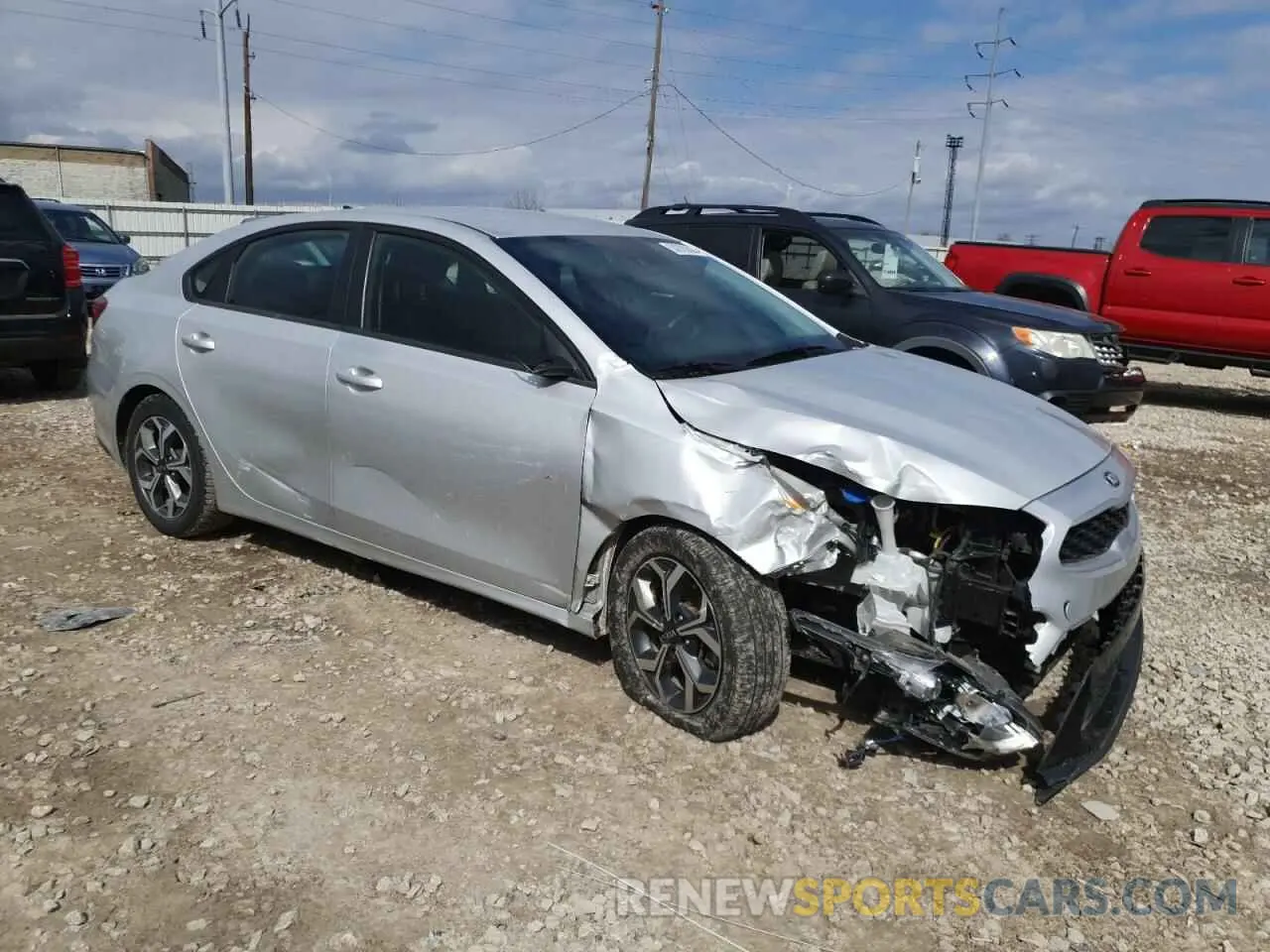 4 Photograph of a damaged car 3KPF24AD0ME403504 KIA FORTE 2021