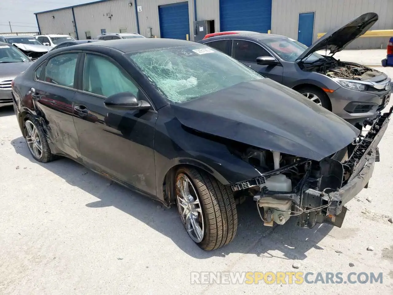 4 Photograph of a damaged car 3KPF24AD0ME407696 KIA FORTE 2021