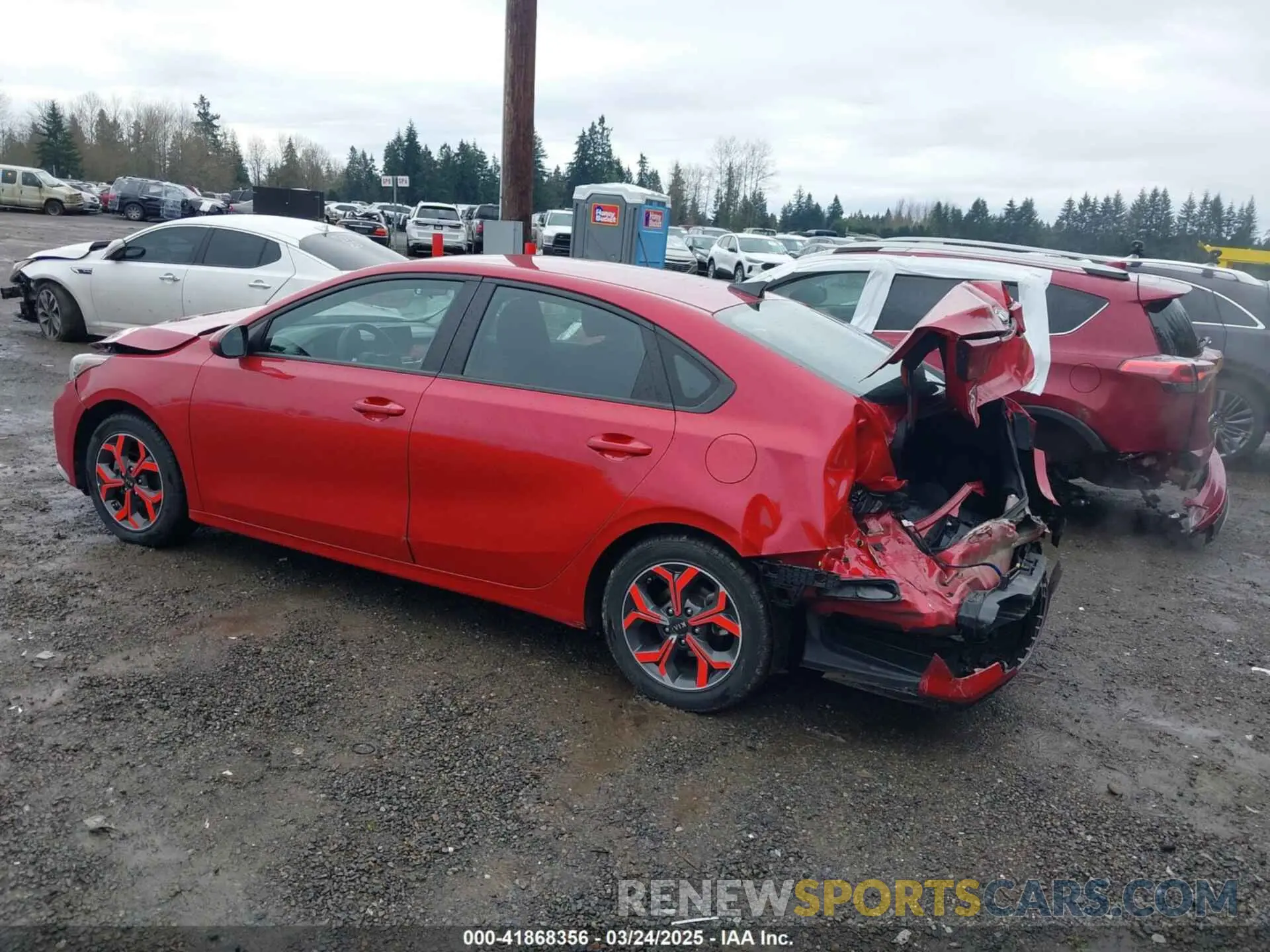 3 Photograph of a damaged car 3KPF24AD1ME268257 KIA FORTE 2021